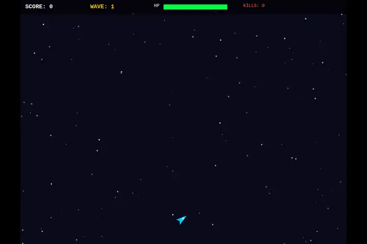 deepseek-v4-pro — Top-down alien shooter