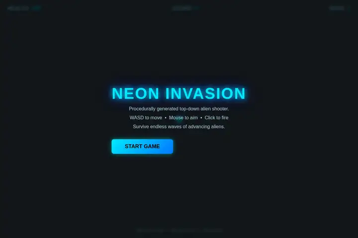 kimi-k2.7-code — Top-down alien shooter