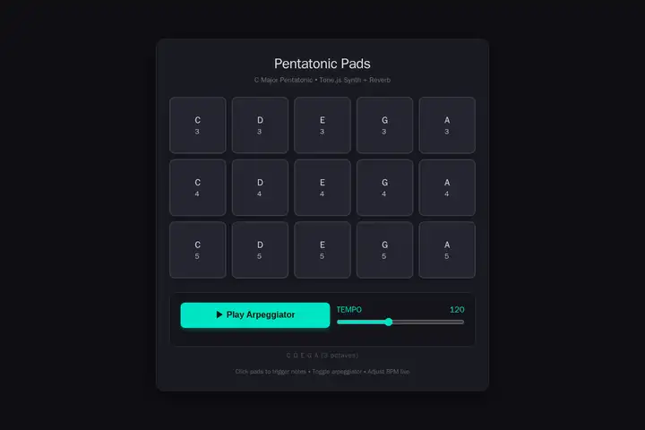grok-build-0.1 — Arpeggiator pad