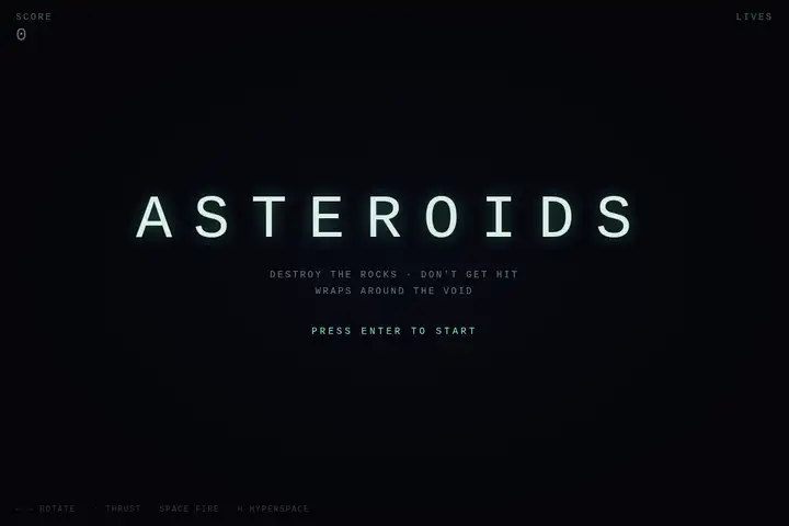 grok-4.6 — Asteroids