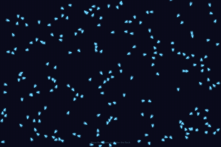 Boids flocking