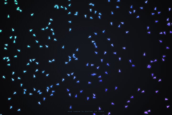 Boids flocking