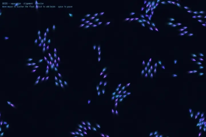 kimi-k3 — Boids flocking