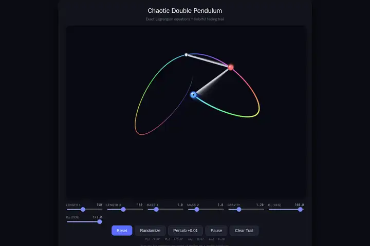 grok-build-0.1 — Double pendulum