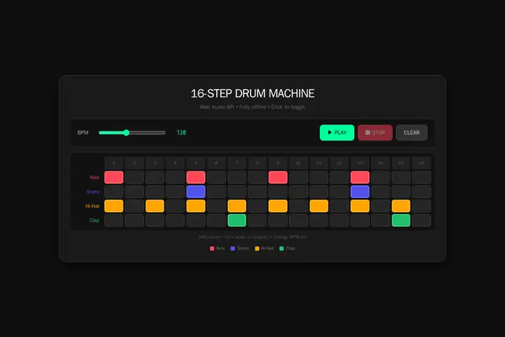 grok-build-0.1 — Drum machine