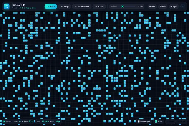 muse-spark-1.2 — Conway's Game of Life