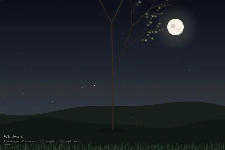 grok-4.6 — L-system tree