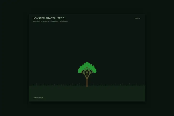 grok-build-0.1 — L-system tree