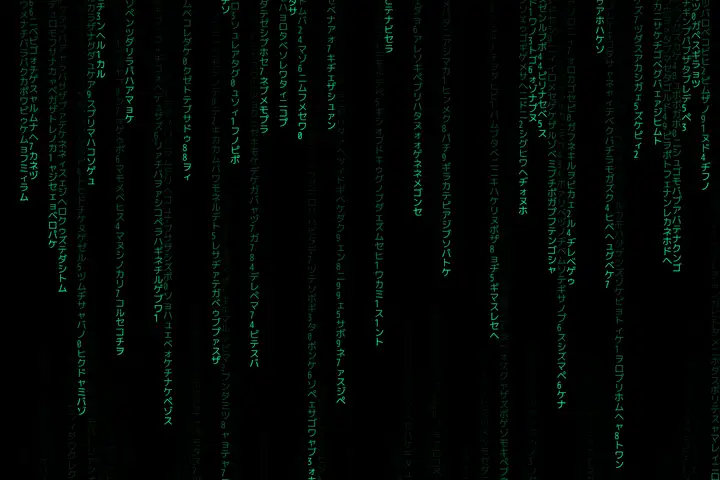 grok-build-0.1 — Matrix digital rain