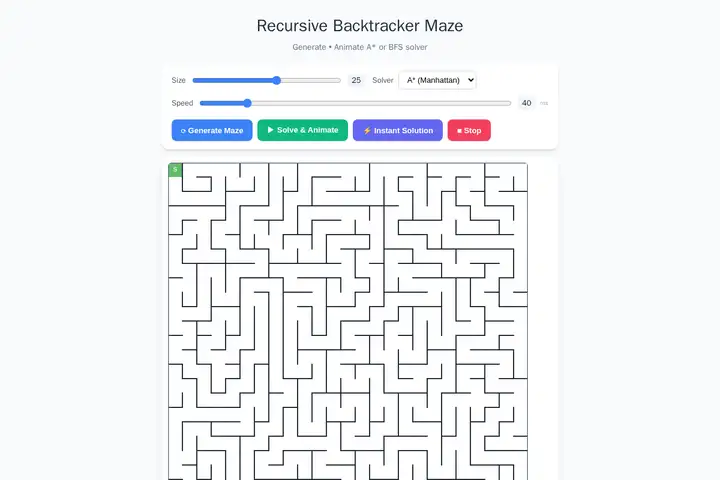 grok-build-0.1 — Maze generator & solver