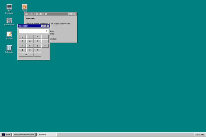 grok-build-0.1 — Windows 95 desktop
