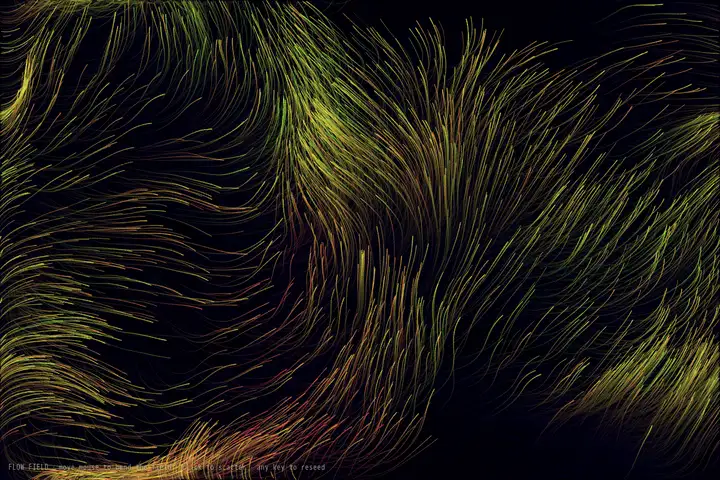 qwen3.8-max — Flow-field particles