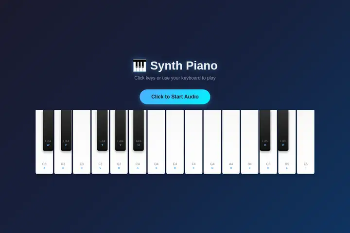 Piano synth