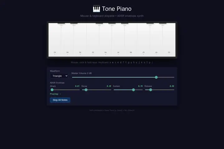 grok-build-0.1 — Piano synth