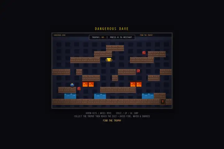 grok-build-0.1 — Dangerous Dave platformer