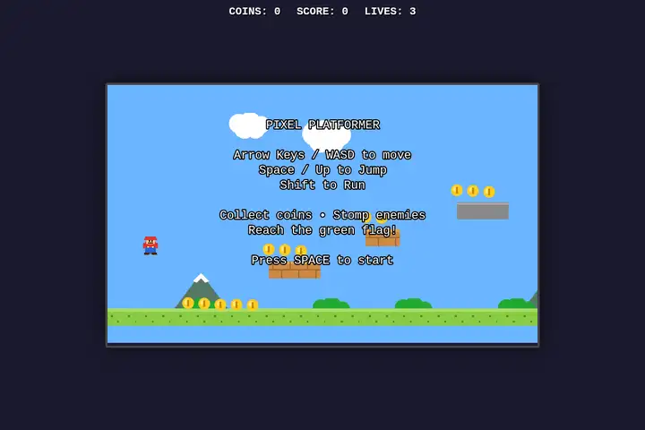 Mario-style platformer
