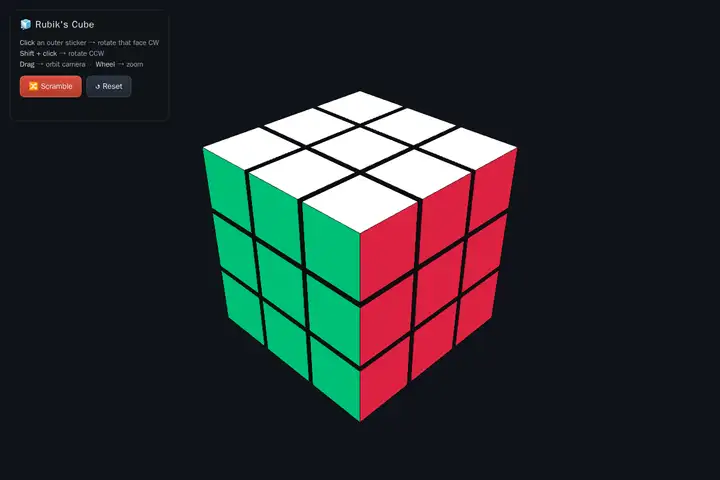 qwen3.8-max — Rubik's Cube