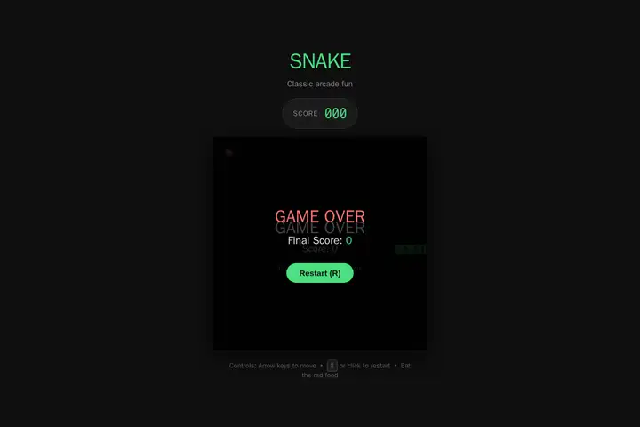 grok-build-0.1 — Snake