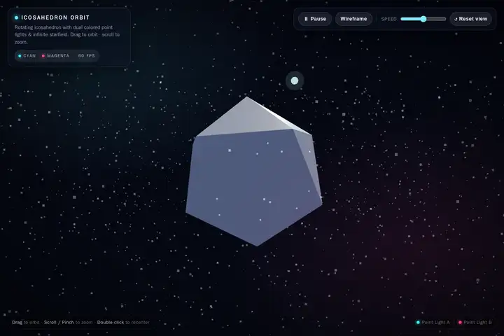 muse-spark-1.2 — Rotating icosahedron