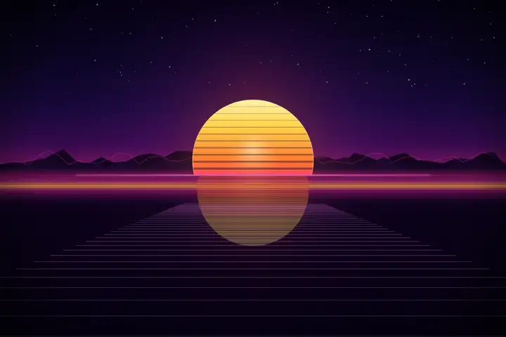 grok-4.6 — Synthwave sunset