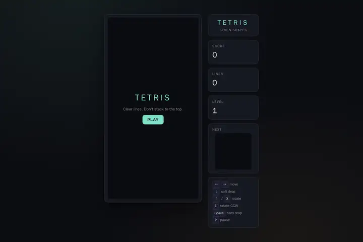grok-4.6 — Tetris