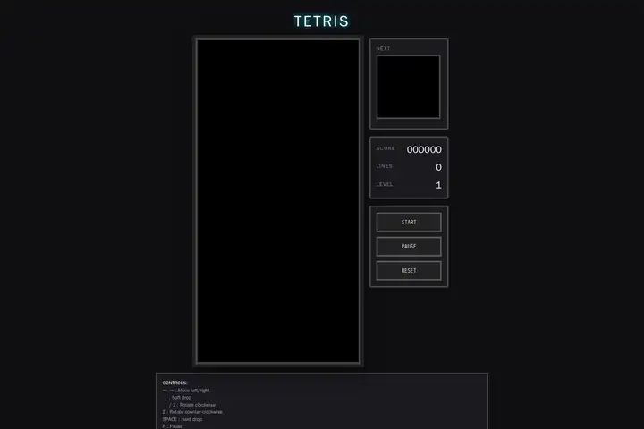 grok-build-0.1 — Tetris