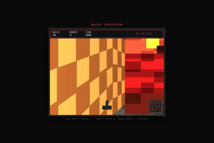 grok-build-0.1 — Wolfenstein raycaster